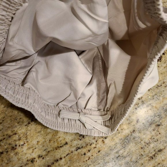 Dolphin Men's M Tan Swimming Swim Trunks Board Shorts Cargo Pocket Drawstring - Picture 5 of 8